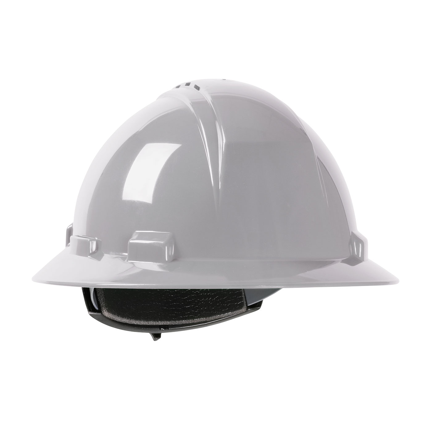 280-HP261RV PIP® Dynamic Kilimanjaro™ Vented Full Brim Hard Hat with HDPE Shell, 4-Point Textile Suspension and Wheel Ratchet Adjustment - Gray